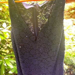 Formal blue cocktail dress